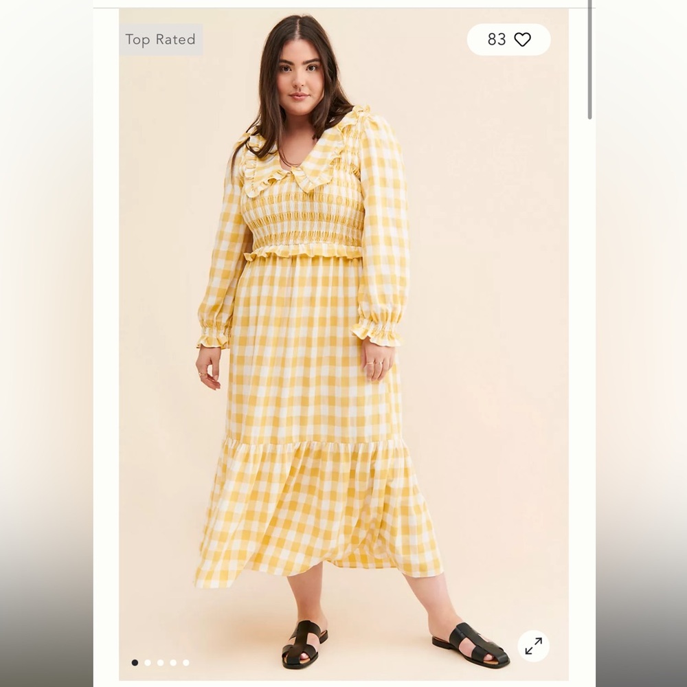 Anthropologie En Elly Cindy Gingham Dress